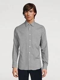 Cotton Shirt Prince Of Wales Print