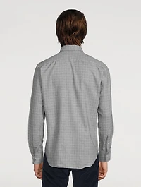 Cotton Shirt Prince Of Wales Print