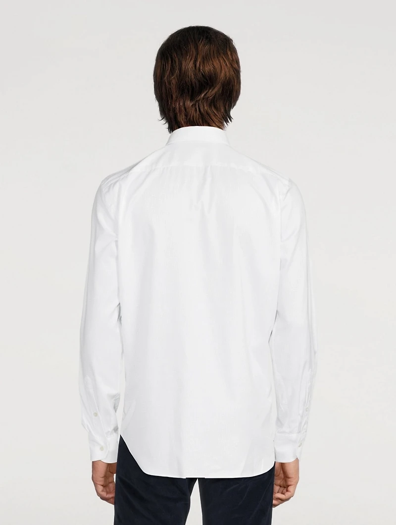 Cotton Shirt Grid Print