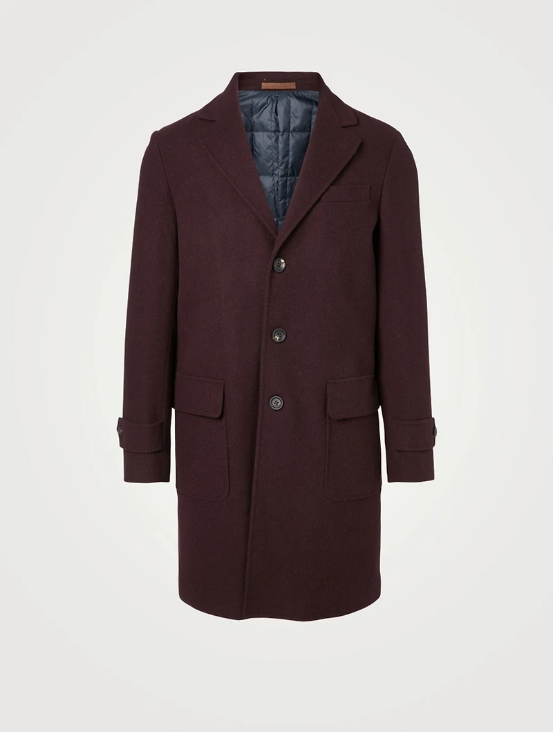 Wool And Cashmere Coat