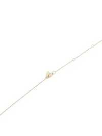 Love Letter Gold D Initial Necklace With Pavé Diamonds