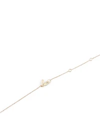 Love Letter Gold E Initial Necklace With Pavé Diamonds