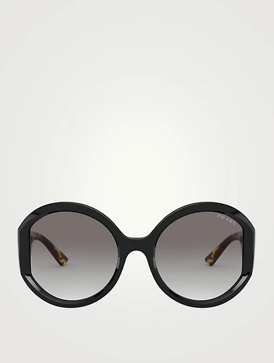 Monochrome Round Sunglasses
