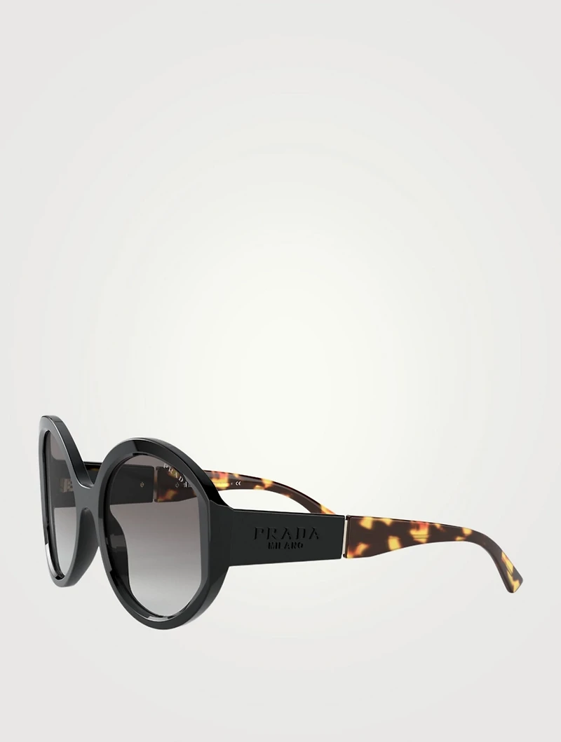 Monochrome Round Sunglasses