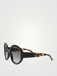 Monochrome Round Sunglasses
