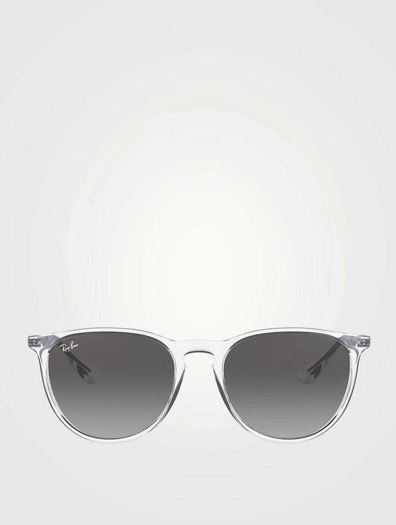 RB4171 Erika Transparent Round Sunglasses