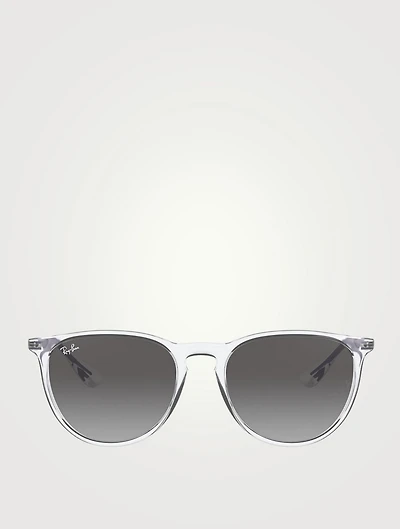 RB4171 Erika Transparent Round Sunglasses