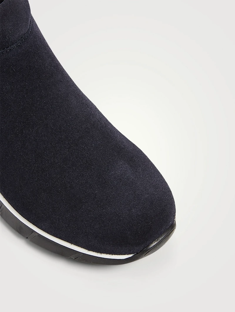 Nikki Suede Slip-On Sneakers