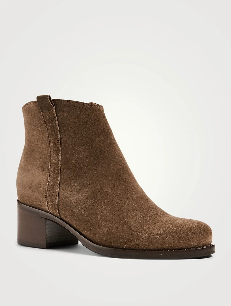 Presley Suede Heeled Ankle Boots