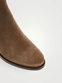 Presley Suede Heeled Ankle Boots