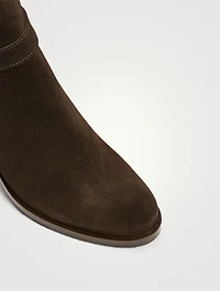 Providence Suede Heeled Ankle Boots