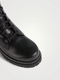 Leather Combat Boots