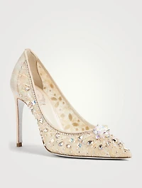 Cinderella 100 Crystal Lace Pumps