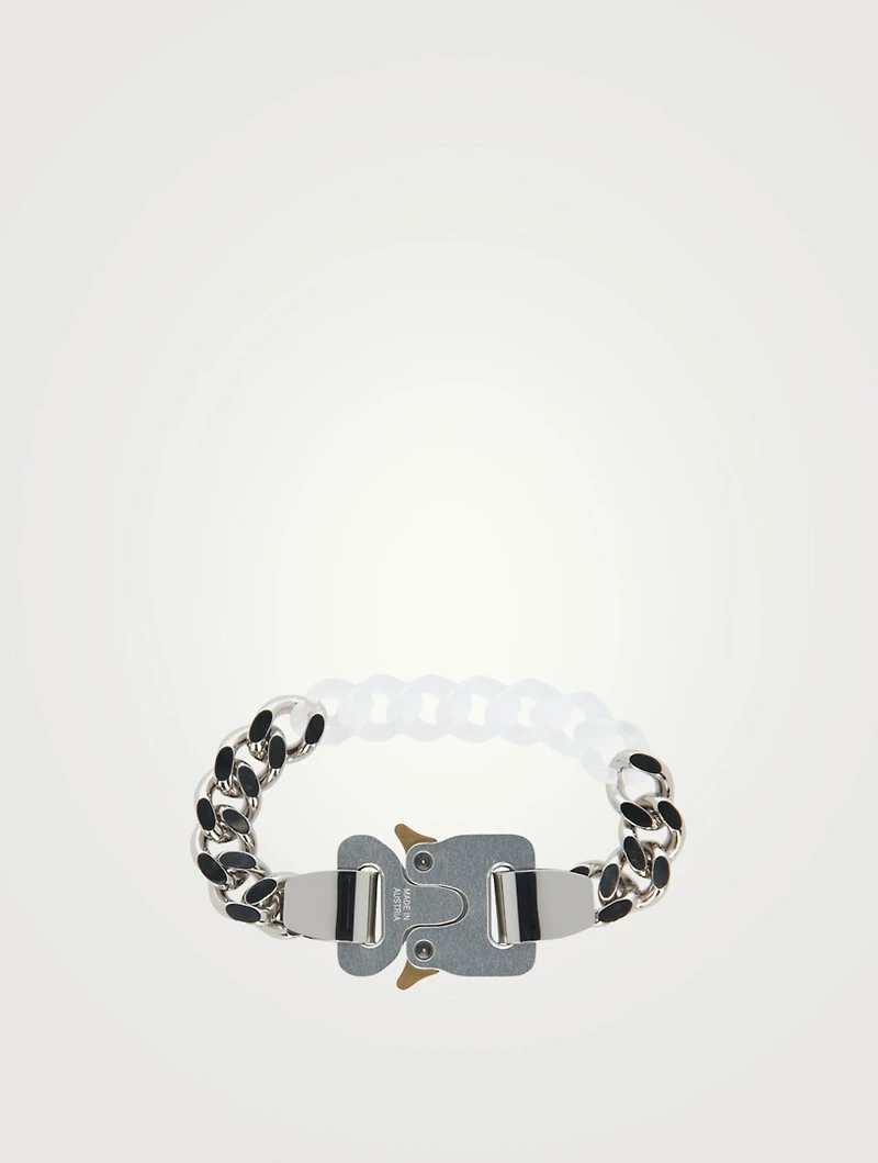 Metal And Nylon Chain Bracelet