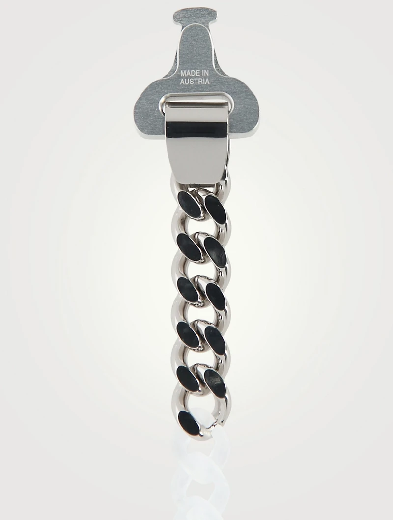 Metal And Nylon Chain Bracelet