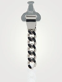Metal And Nylon Chain Bracelet