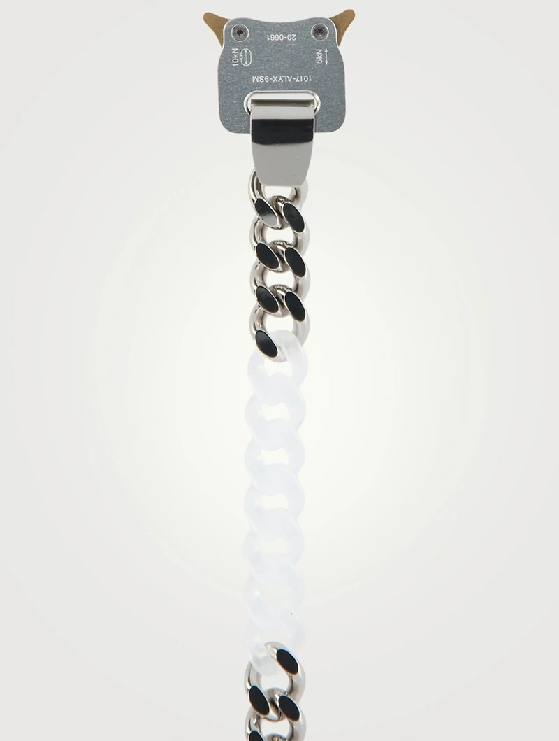 Metal And Nylon Chain Bracelet