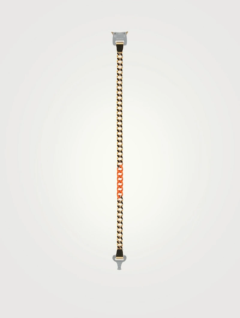 Coloured Links Buckle Necklace