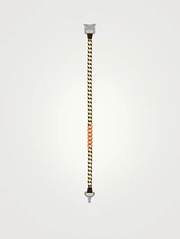 Coloured Links Buckle Necklace