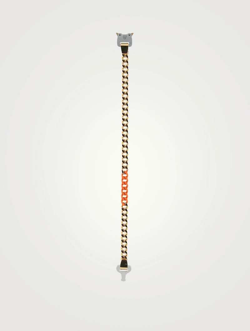 Coloured Links Buckle Necklace