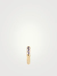 Bordo Goldplated Huggie Hoop Earring