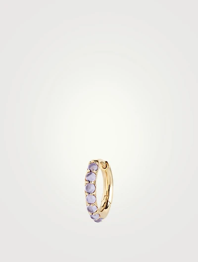 Globo Goldplated Huggie Hoop Earring