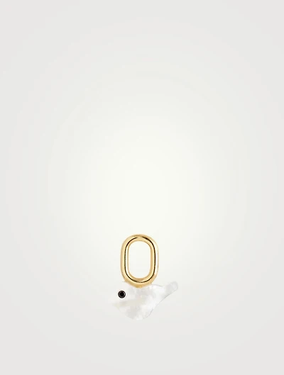 Tweet Goldplated Charm With Mother-Of-Pearl