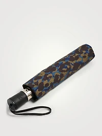 Le Pliage Retractable Umbrella In Leopard Print