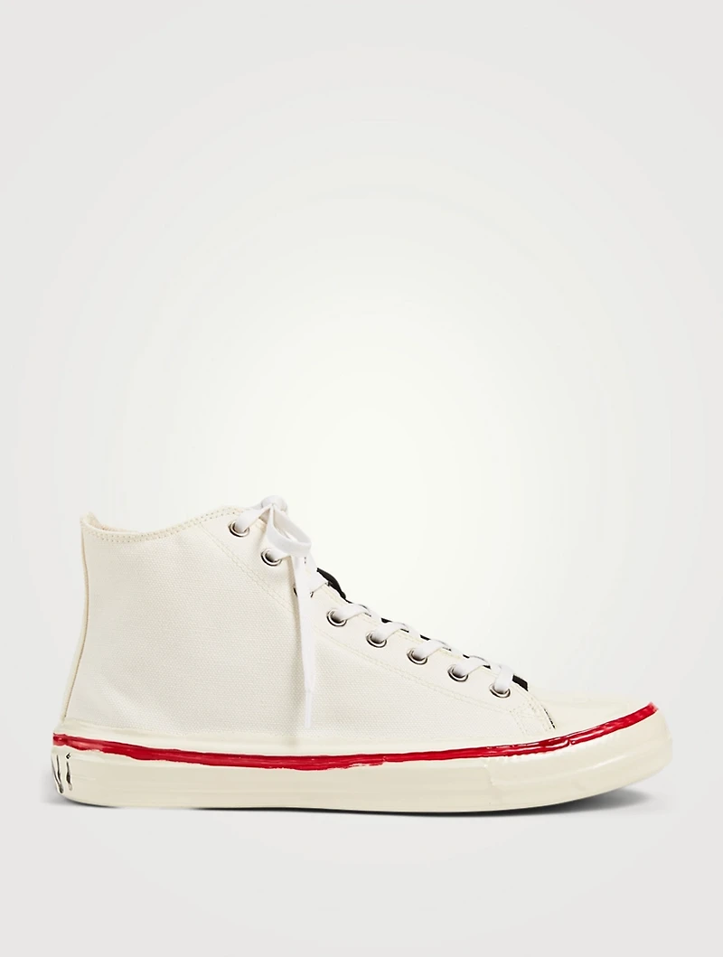 Gooey Canvas High-Top Sneakers