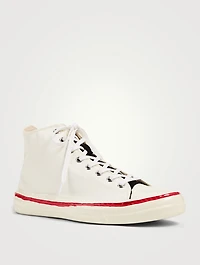 Gooey Canvas High-Top Sneakers