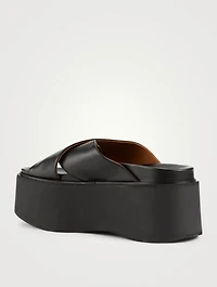 Fussbett Leather Platform Sandals
