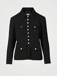 Fitted Military Jacket