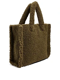 Medium Lolita Faux Shearling Kozak Tote Bag