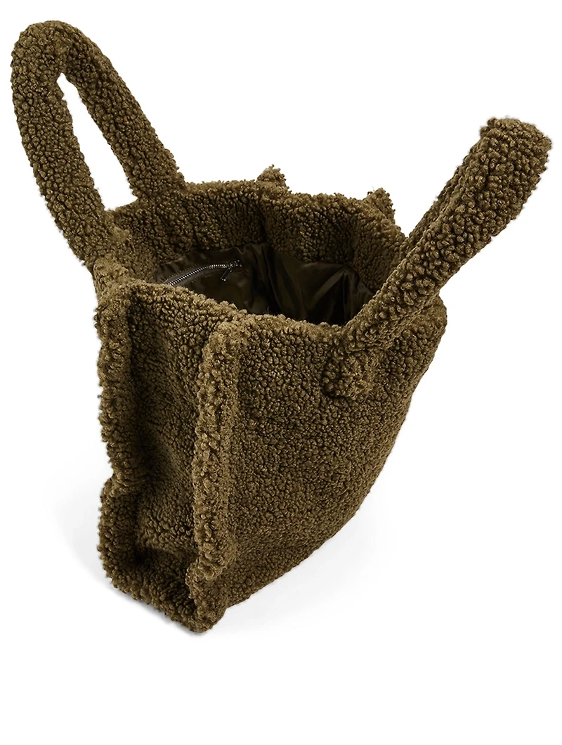 Medium Lolita Faux Shearling Kozak Tote Bag