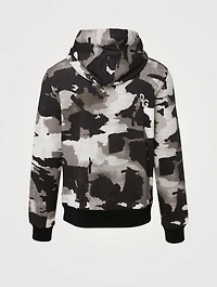 Cotton-Blend Hoodie Camouflage Print