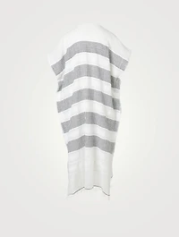 Selamawit Classic Cotton Caftan In Dot Print