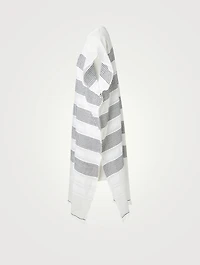 Selamawit Classic Cotton Caftan In Dot Print