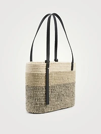 Small Square Basket Bag