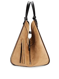 Hammock Leather And Suede Tote Bag