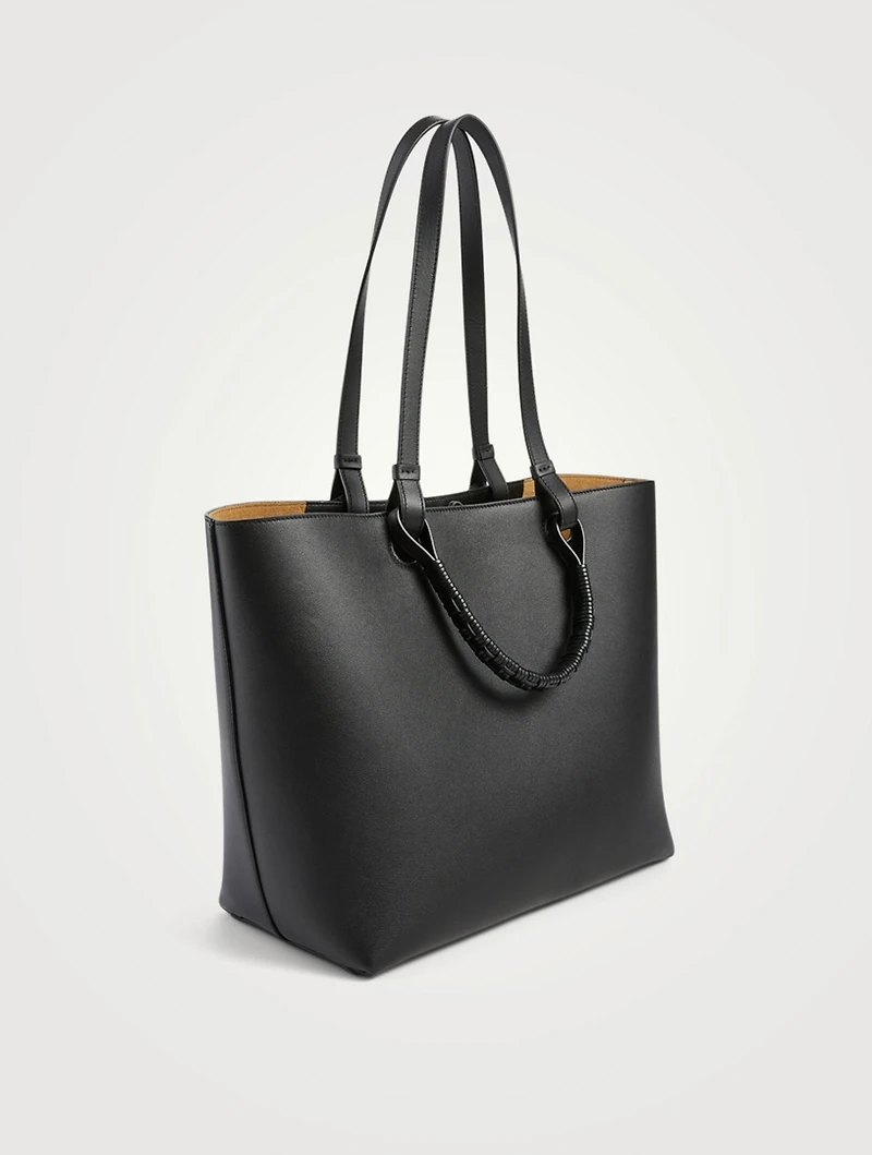 Anagram Leather Tote Bag