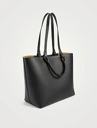 Anagram Leather Tote Bag