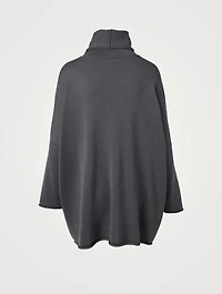 Silk And Cashmere Cowlneck Sweater