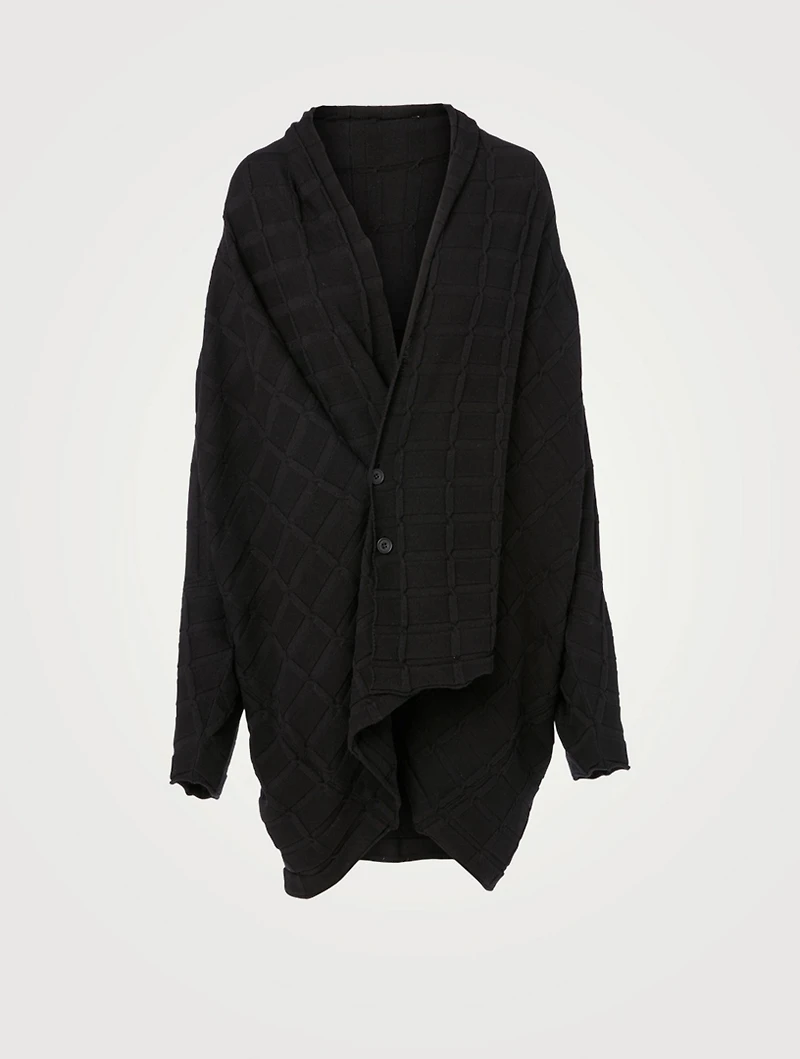 Cashmere And Silk Long Cardigan Coat