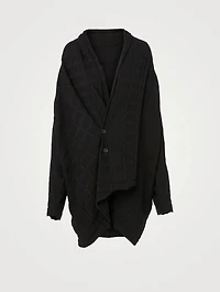 Cashmere And Silk Long Cardigan Coat