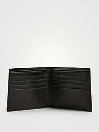 YSL Monogram Embossed Leather Bifold Wallet