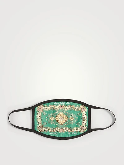 Cotton Face Mask In Persian Rug Print