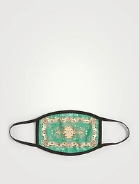 Cotton Face Mask In Persian Rug Print