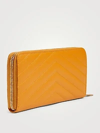 YSL Monogram Leather Continental Wallet
