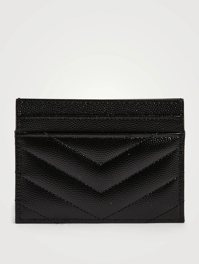 YSL Monogram Leather Card Holder