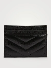 YSL Monogram Leather Card Holder